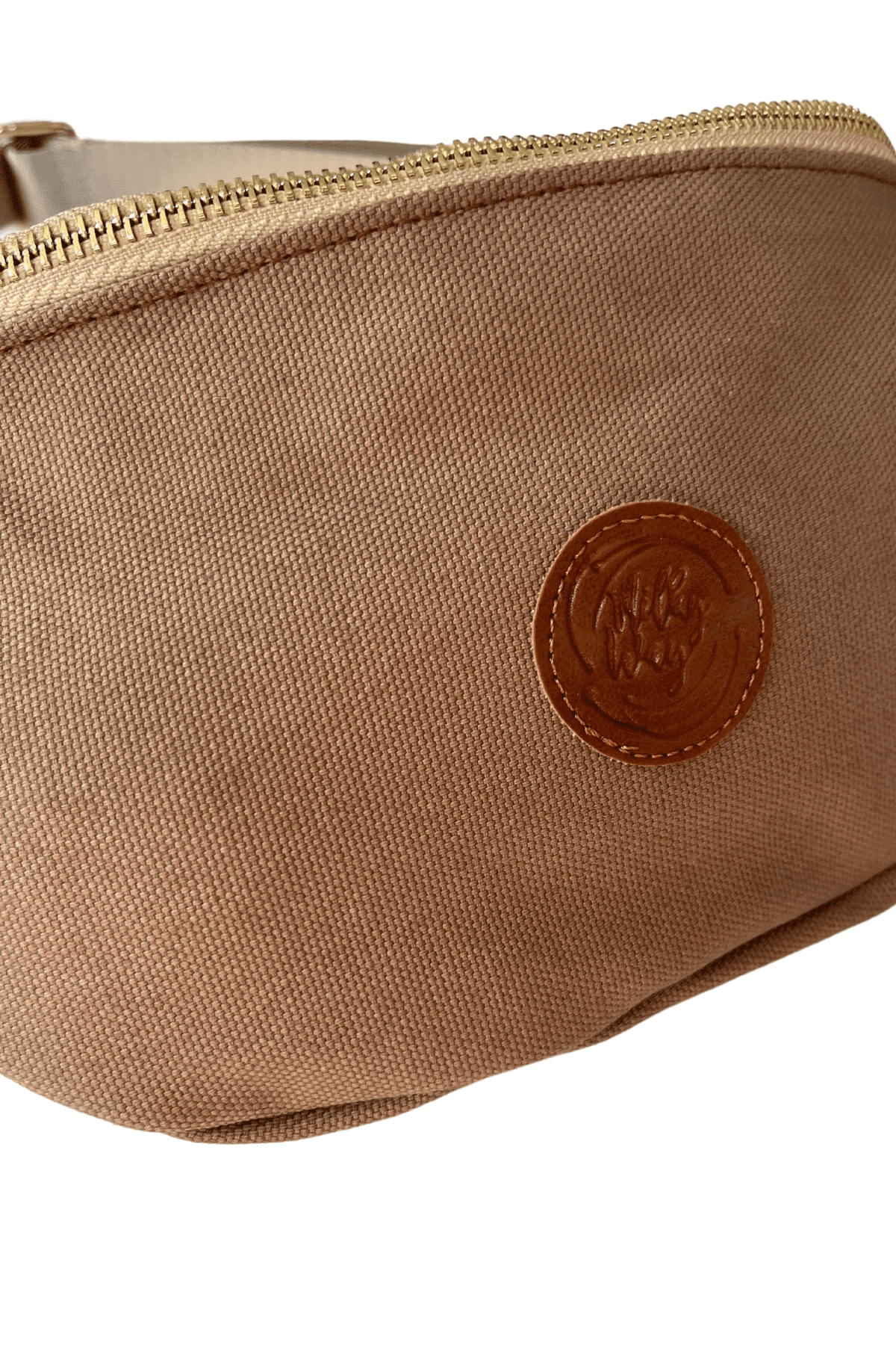 Stay Gold Kanvas Bel Çantası – Kahverengi