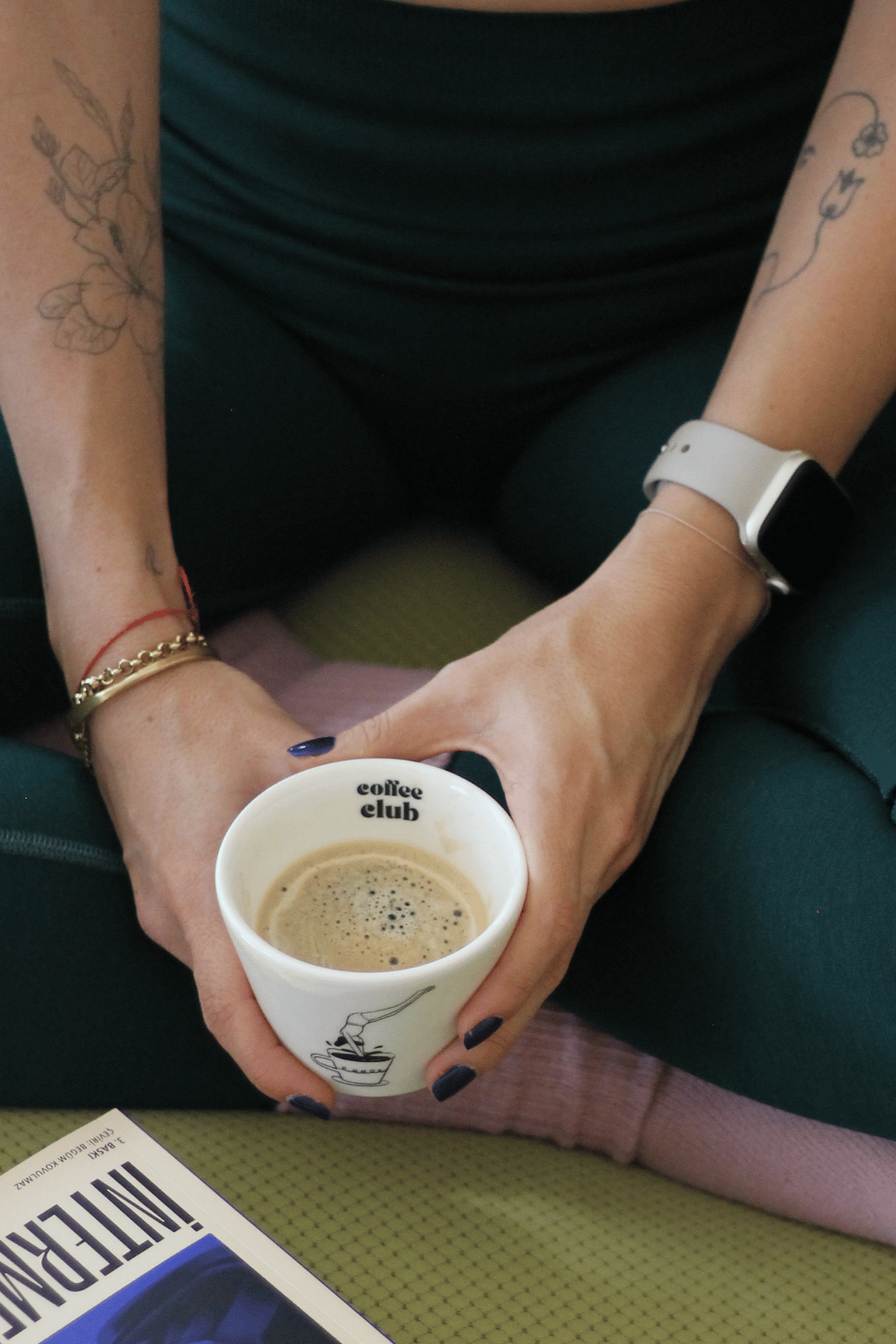 Coffee Club 2'li Kulpsuz Fincan Seti - 180 cc