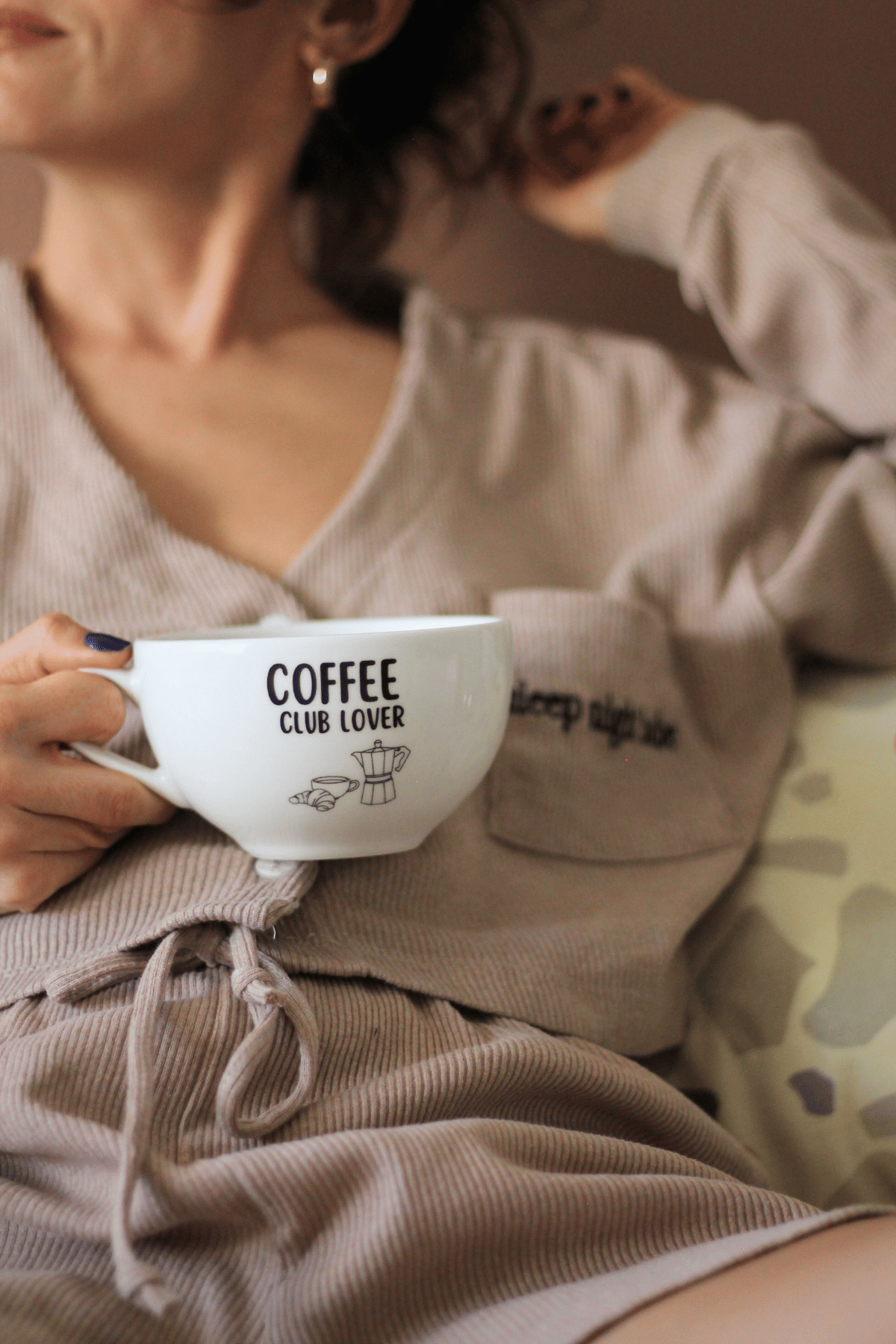 Coffee Club Lover Porselen Kupa - 420 cc