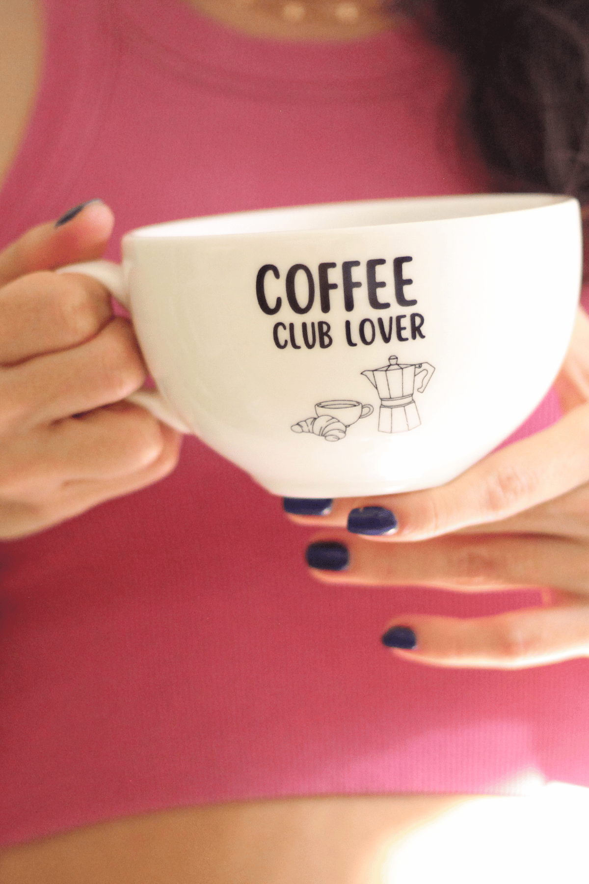 Coffee Club Lover Porselen Kupa - 420 cc
