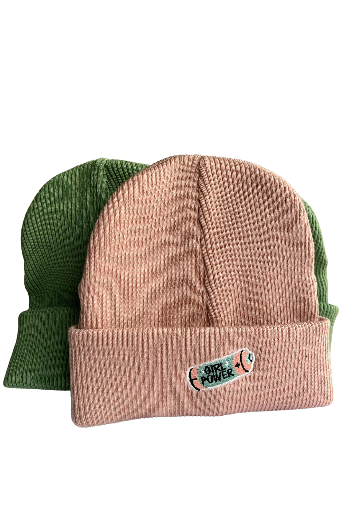 Girl Power Pembe Kışlık Nakışlı Yumuşak Triko Bere