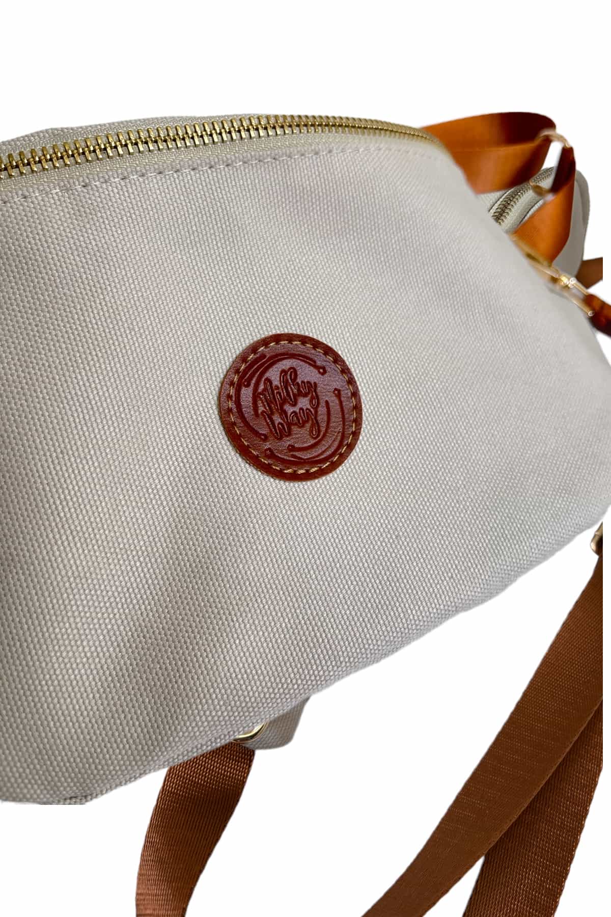 Stay Gold Kanvas Bel Çantası - Bej