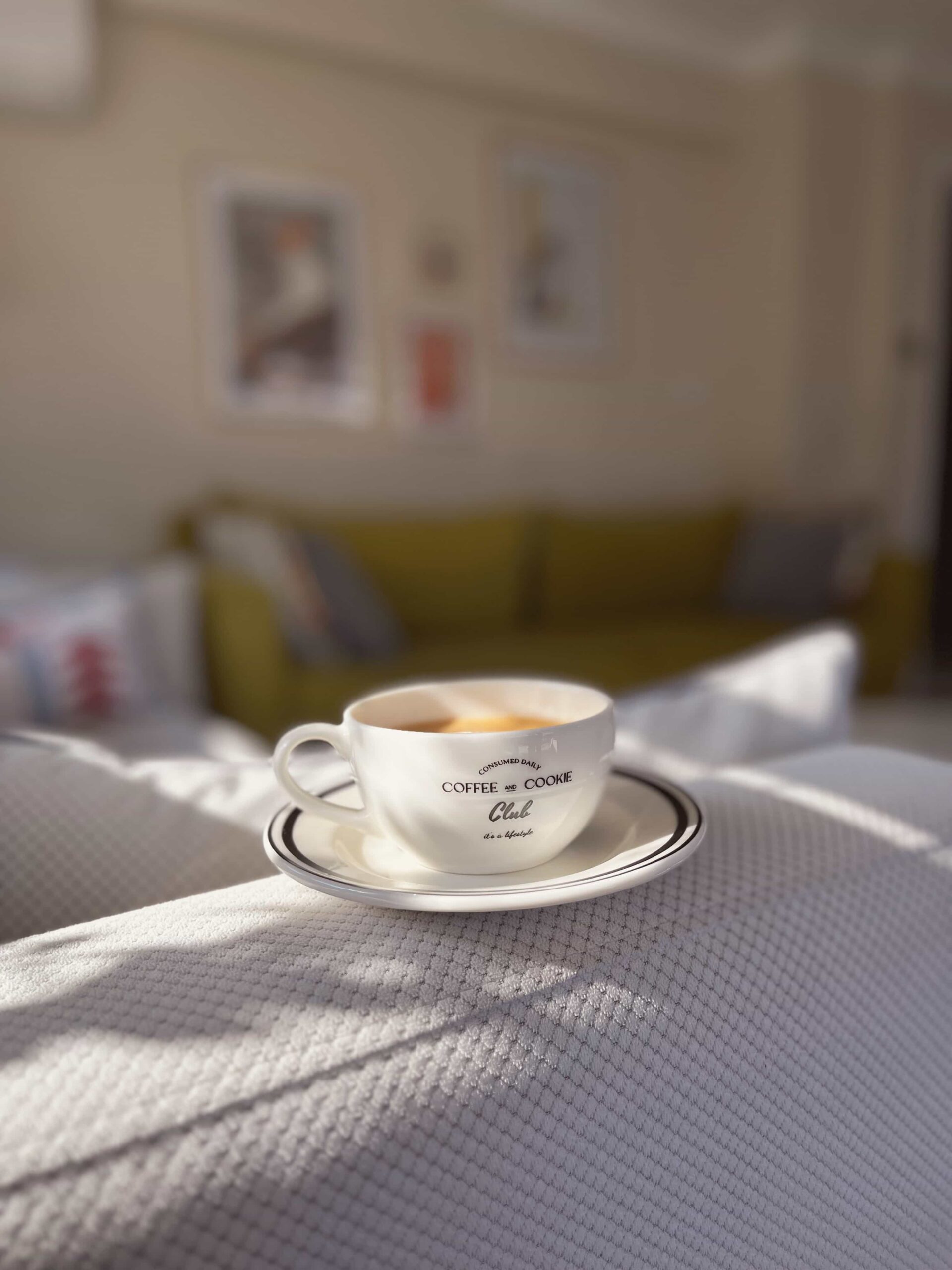 Coffee & Cookie Porselen Kahve & Çay Fincanı Ve Tabağı