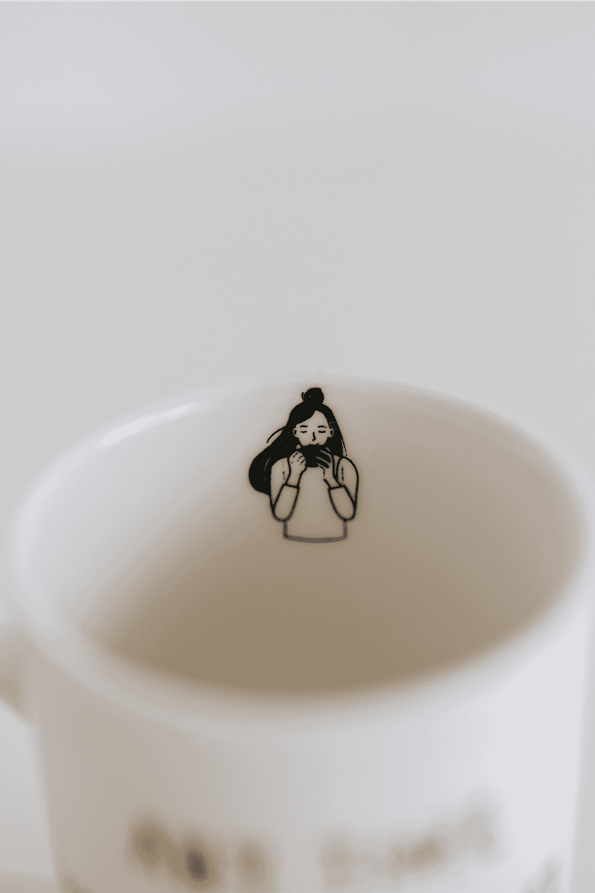 Coffee Time Mottolu Porselen Kupa