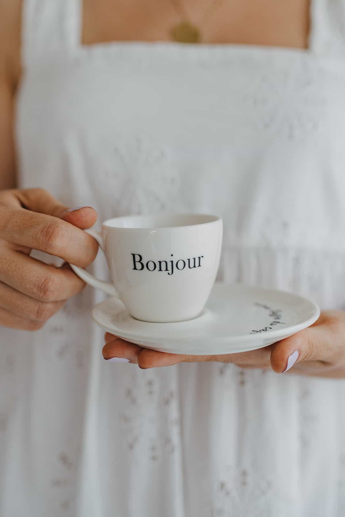 Bonjour Porselen Espresso & Türk Kahvesi Fincanı Ve Tabağı