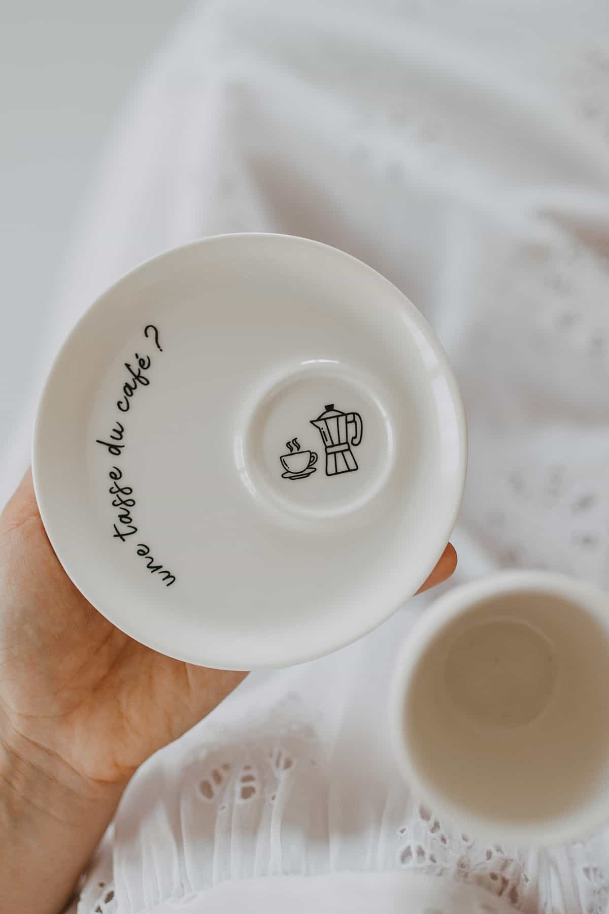 Bonjour Porselen Espresso & Türk Kahvesi Fincanı Ve Tabağı