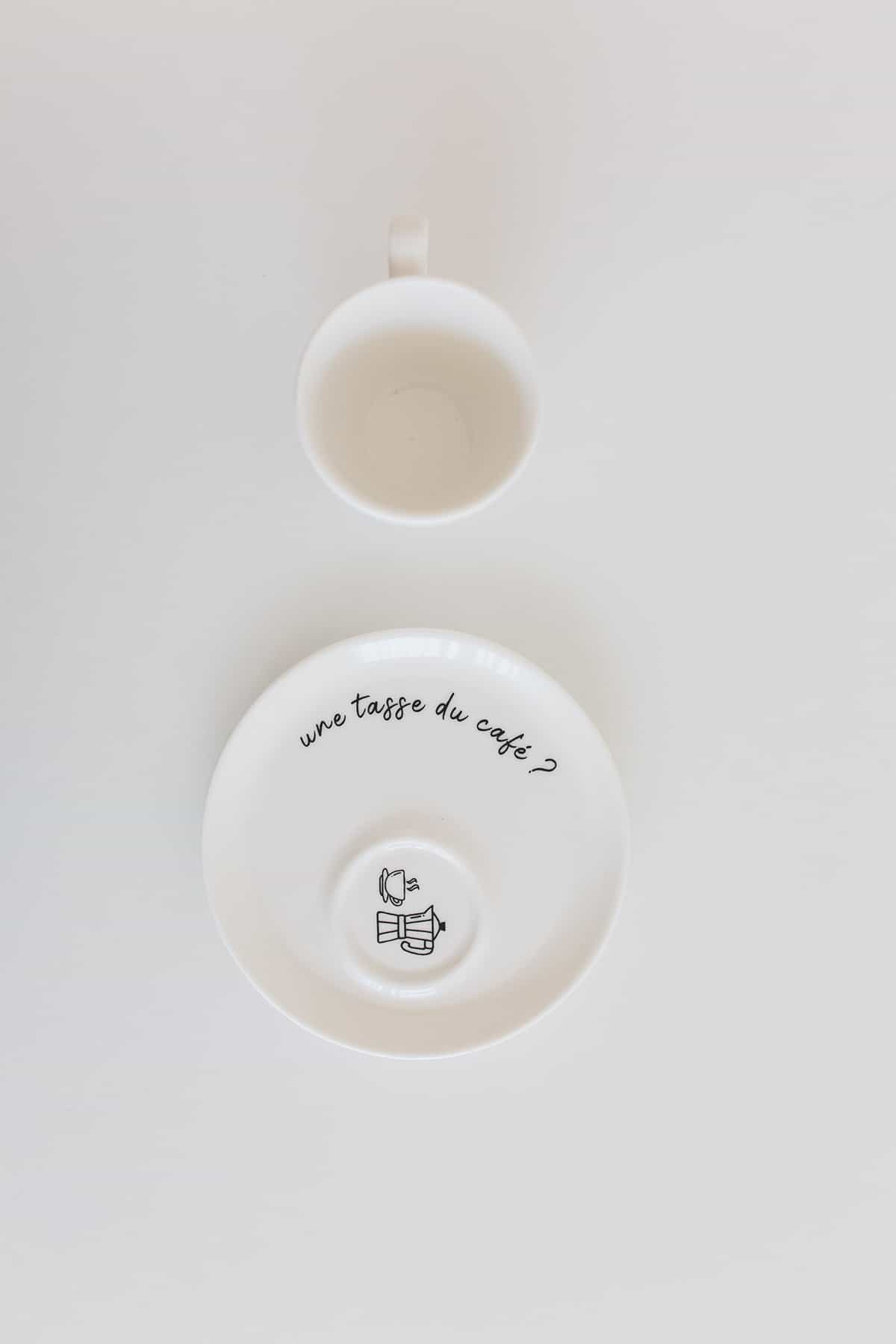 Bonjour Porselen Espresso & Türk Kahvesi Fincanı Ve Tabağı