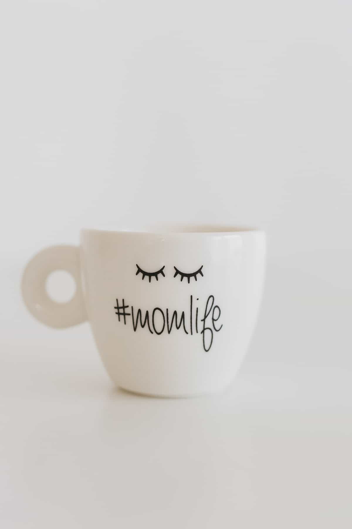 Mom Life Porselen Espresso & Türk Kahvesi Fincanı
